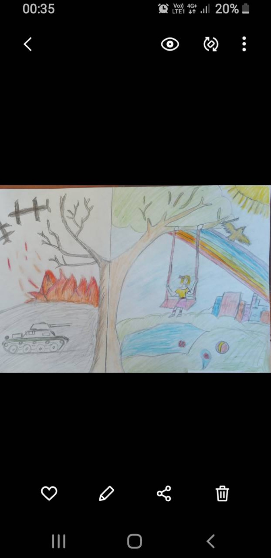 " Победа глазами детей"