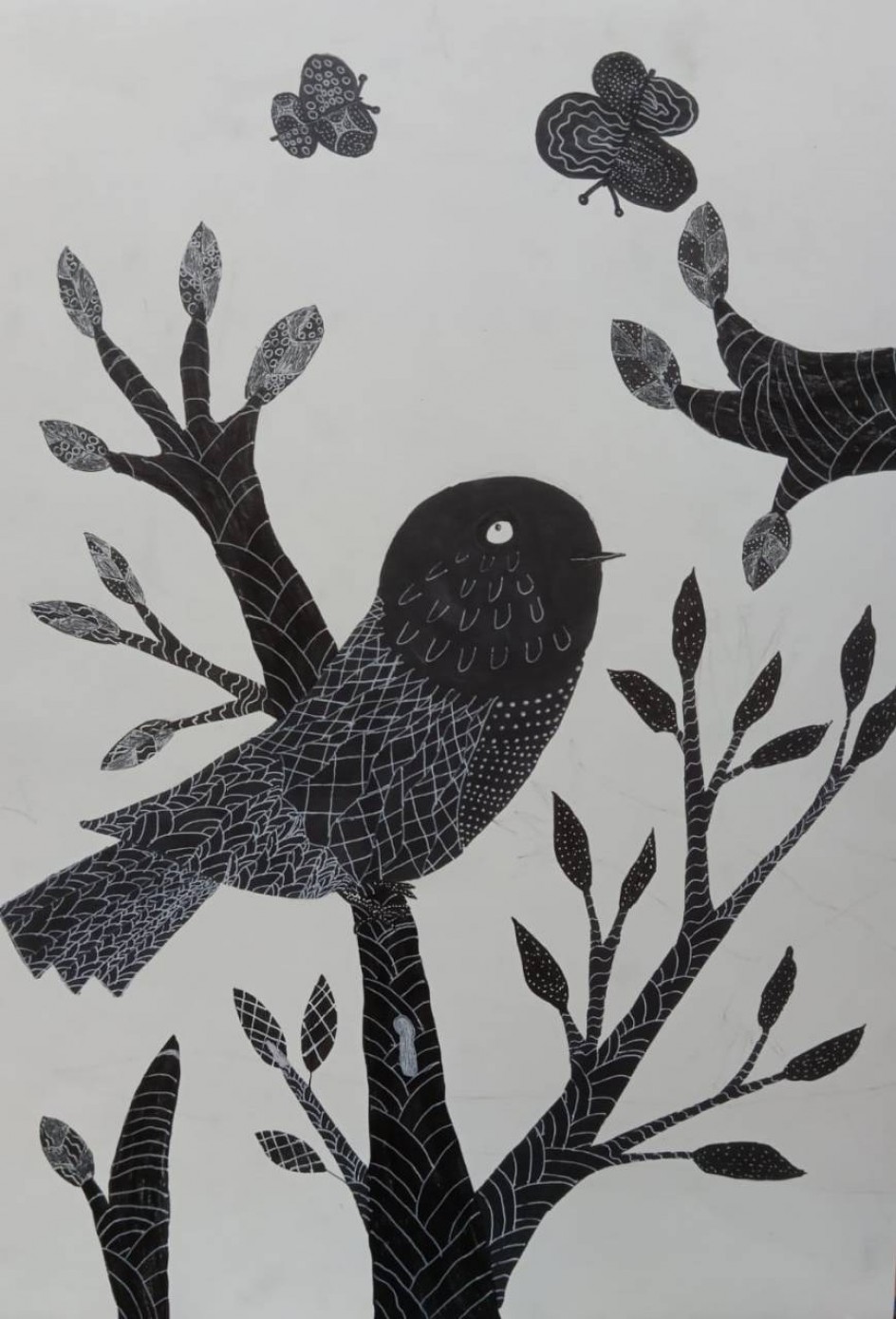 "Задумчивый воробей"