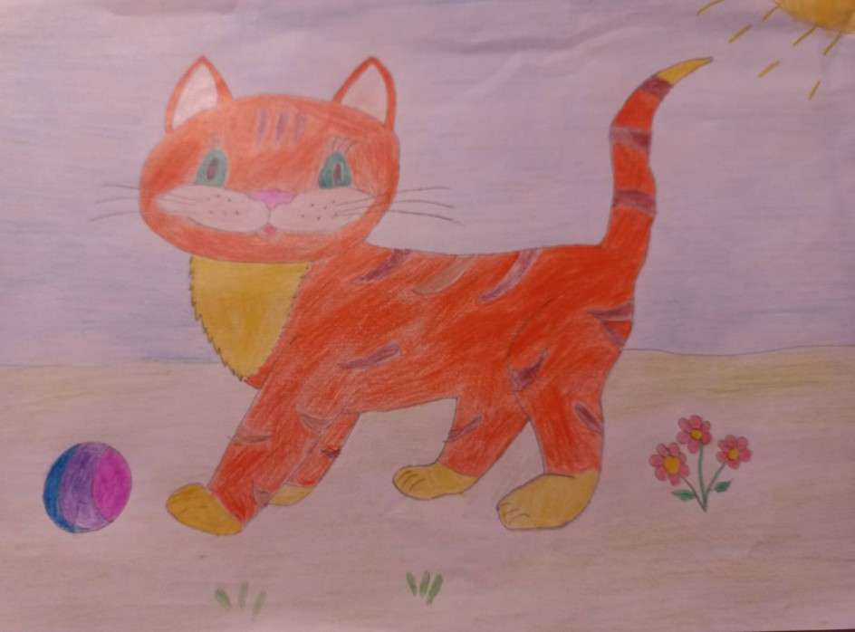 "Котик на прогулке"