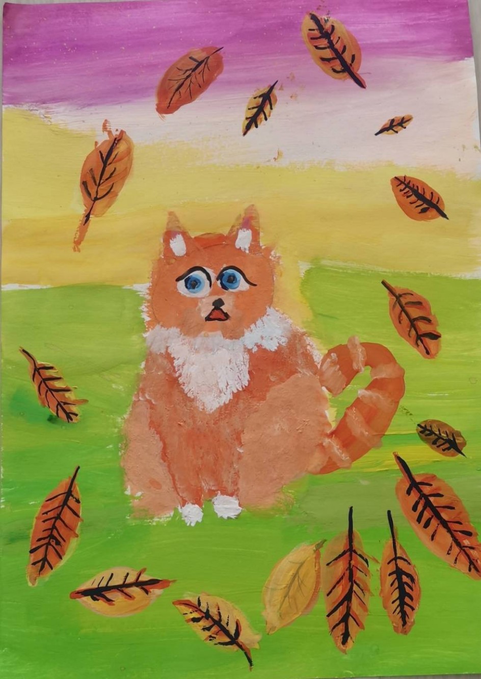 осенний кот