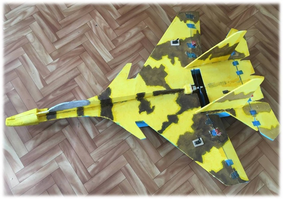«Радиоуправляемая модель-полукопия самолета  «СУ-37»