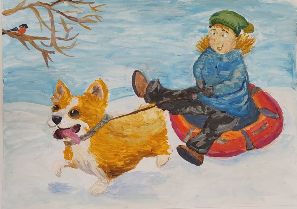 С лучшим другом на прогулке