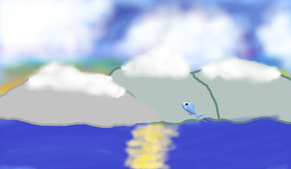 Закат на море