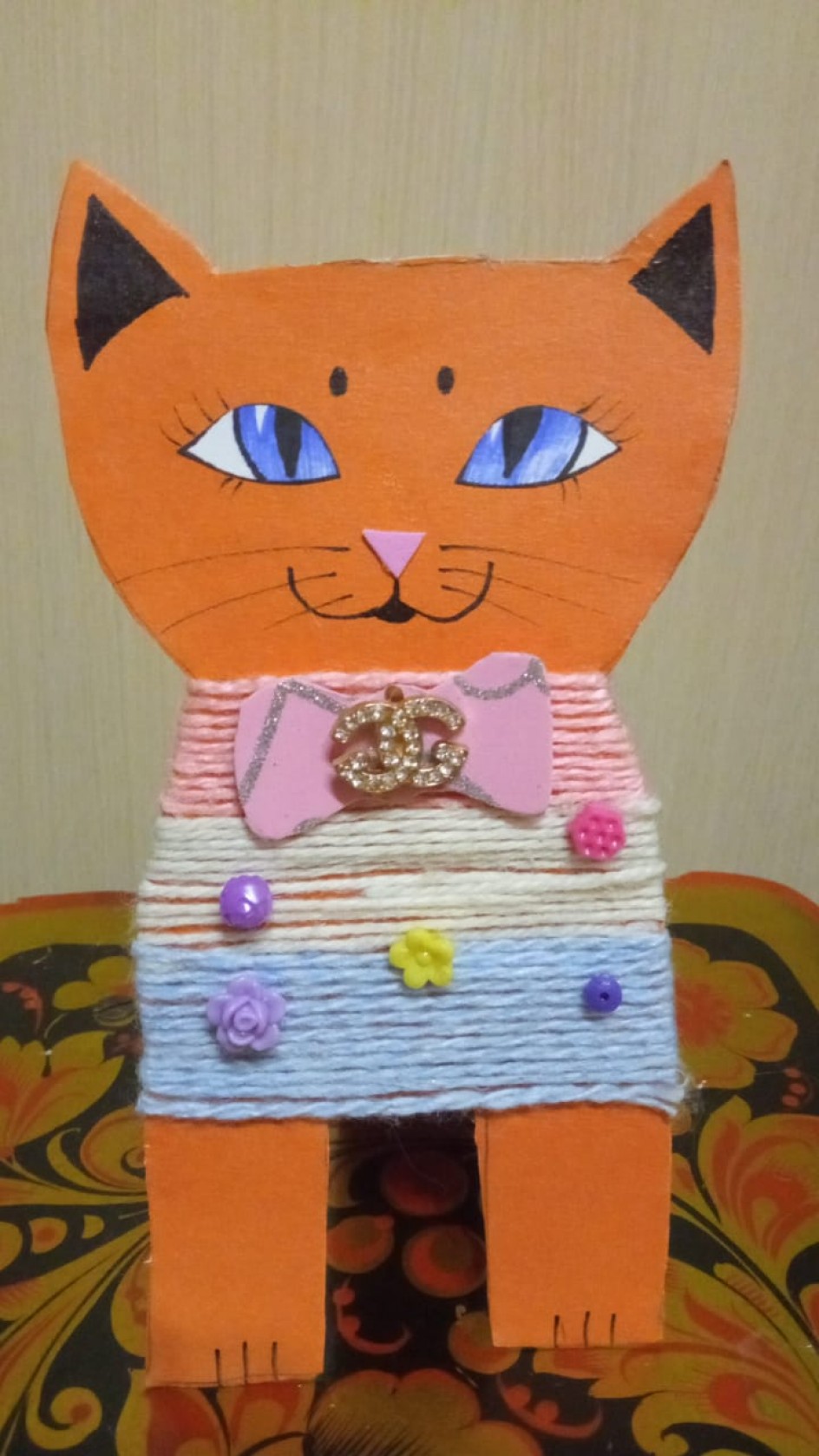 Котенок с бантиком