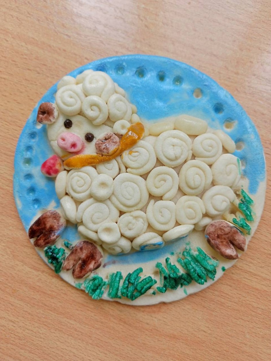 Барашек на лугу