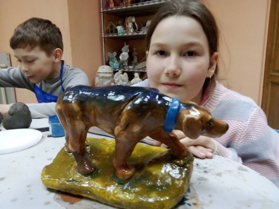 Статуэтка "Гончая"