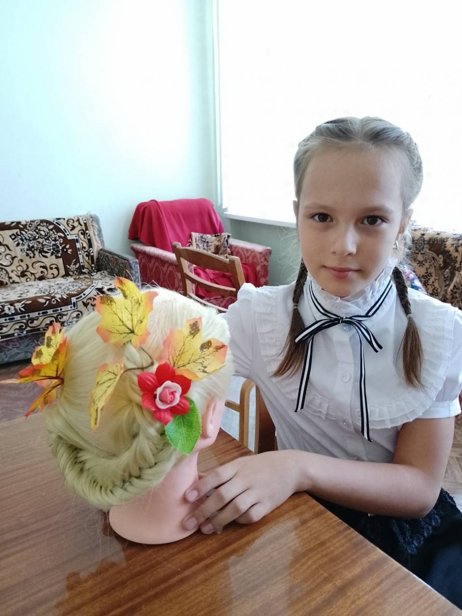 Косички в осеннем стиле