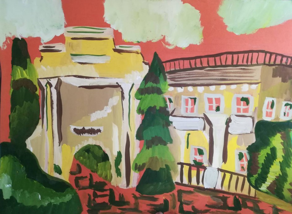 Улица тарская в солнечном свете. Омск