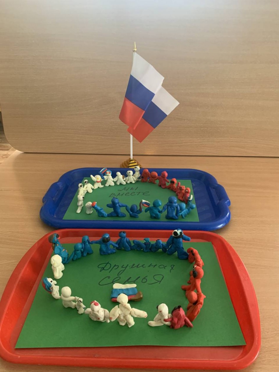 Работа ко Дню народного единства»Мы вместе-одна семья.»