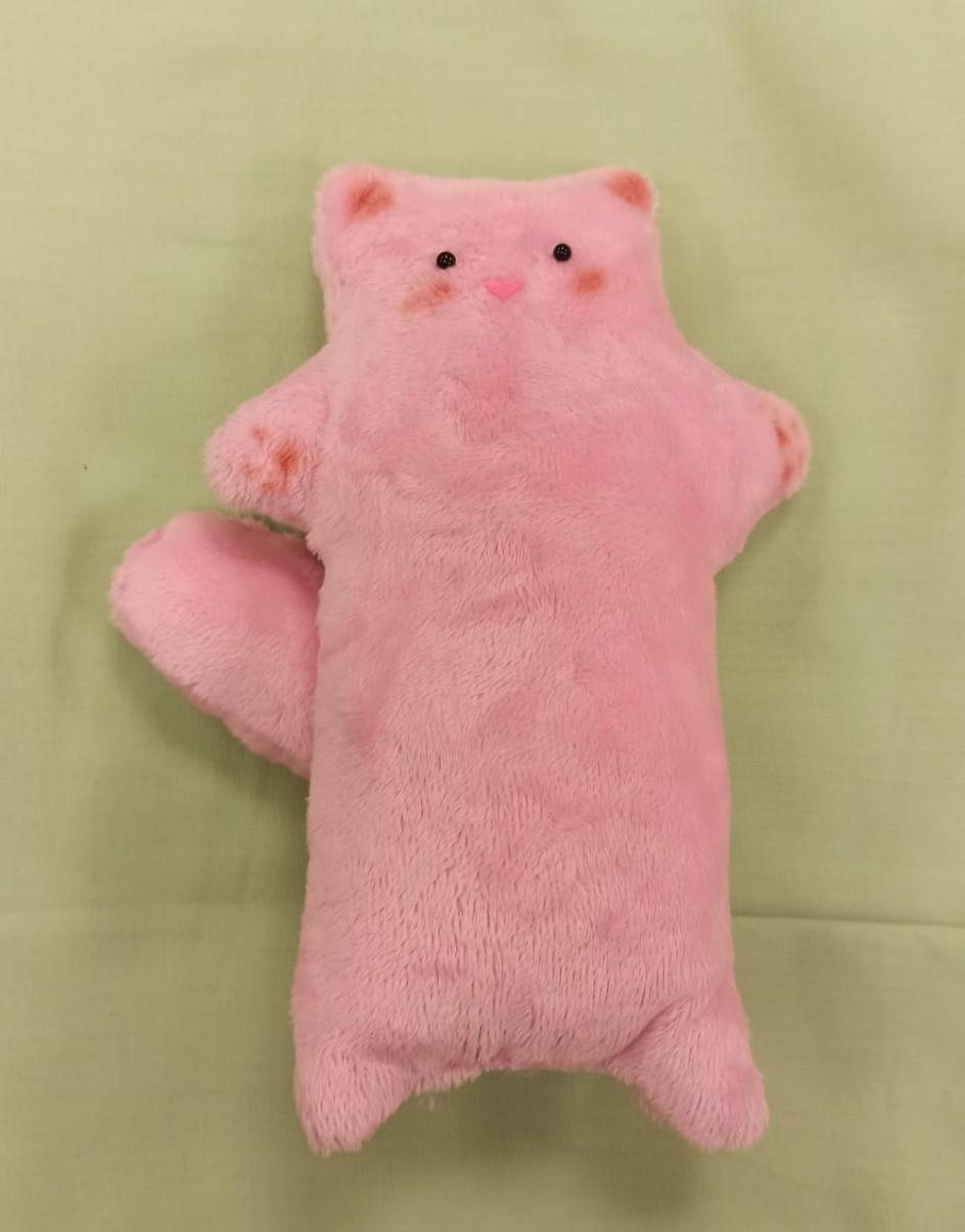 Розовый кот