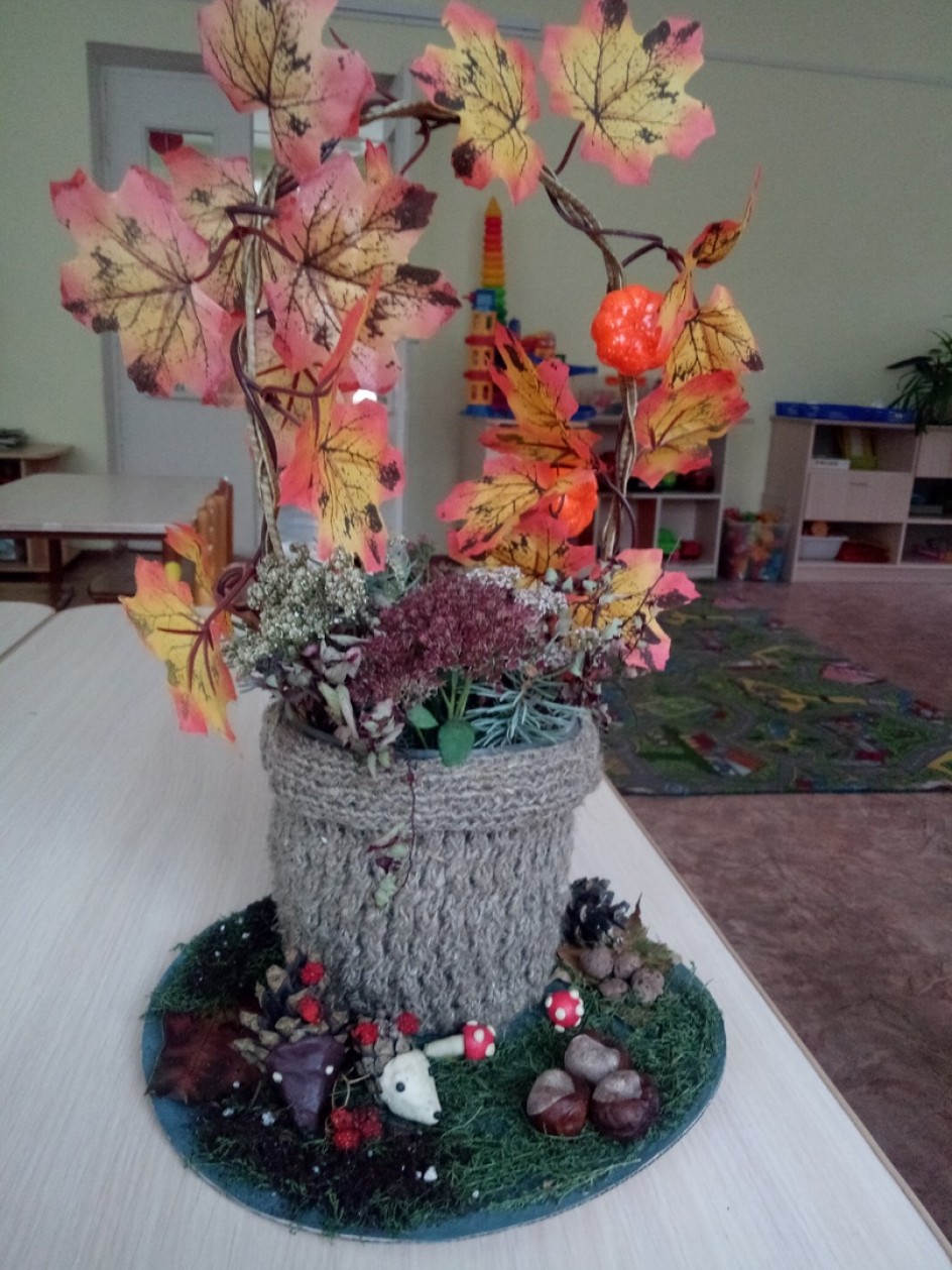 Осенняя икебана