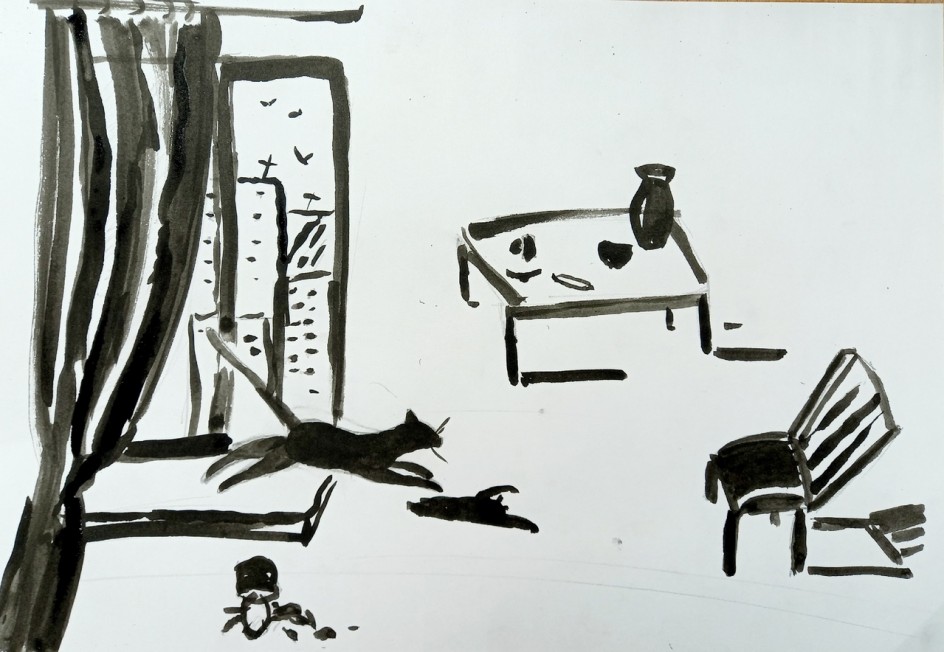Кот проказник