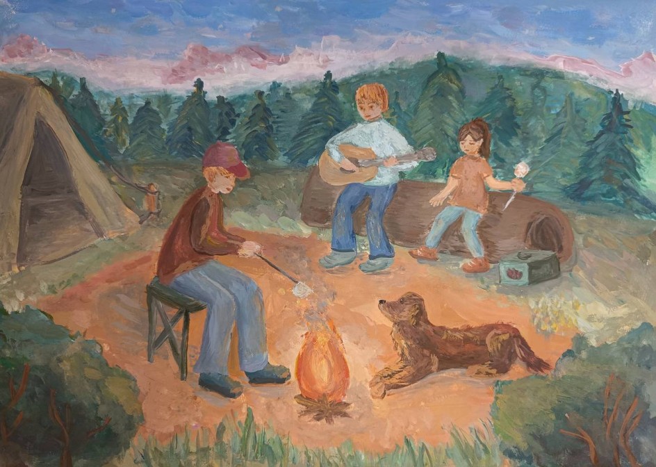 Вечер у костра