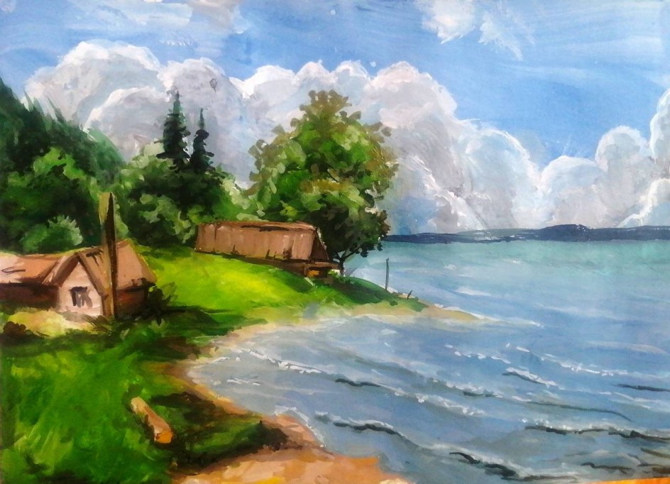 Домик у озера