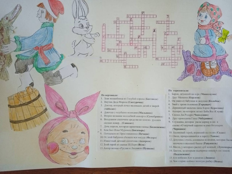 Сказочный кроссворд
