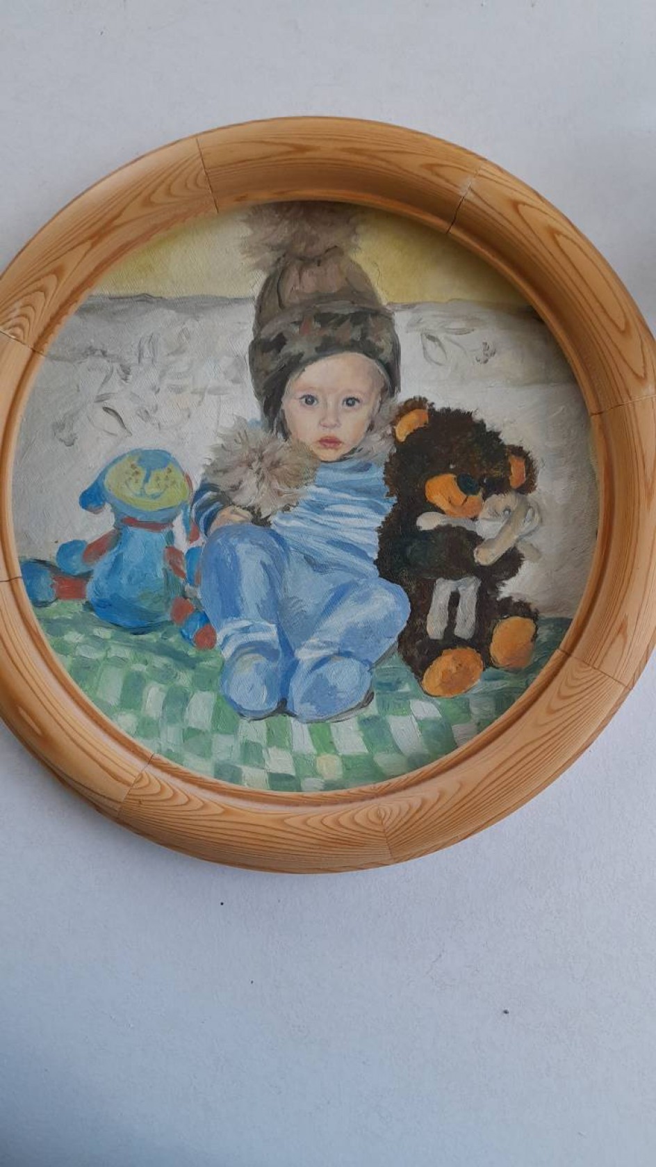 Портрет с мишкой