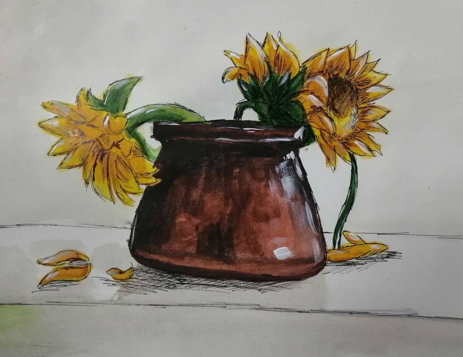 Подсолнухи