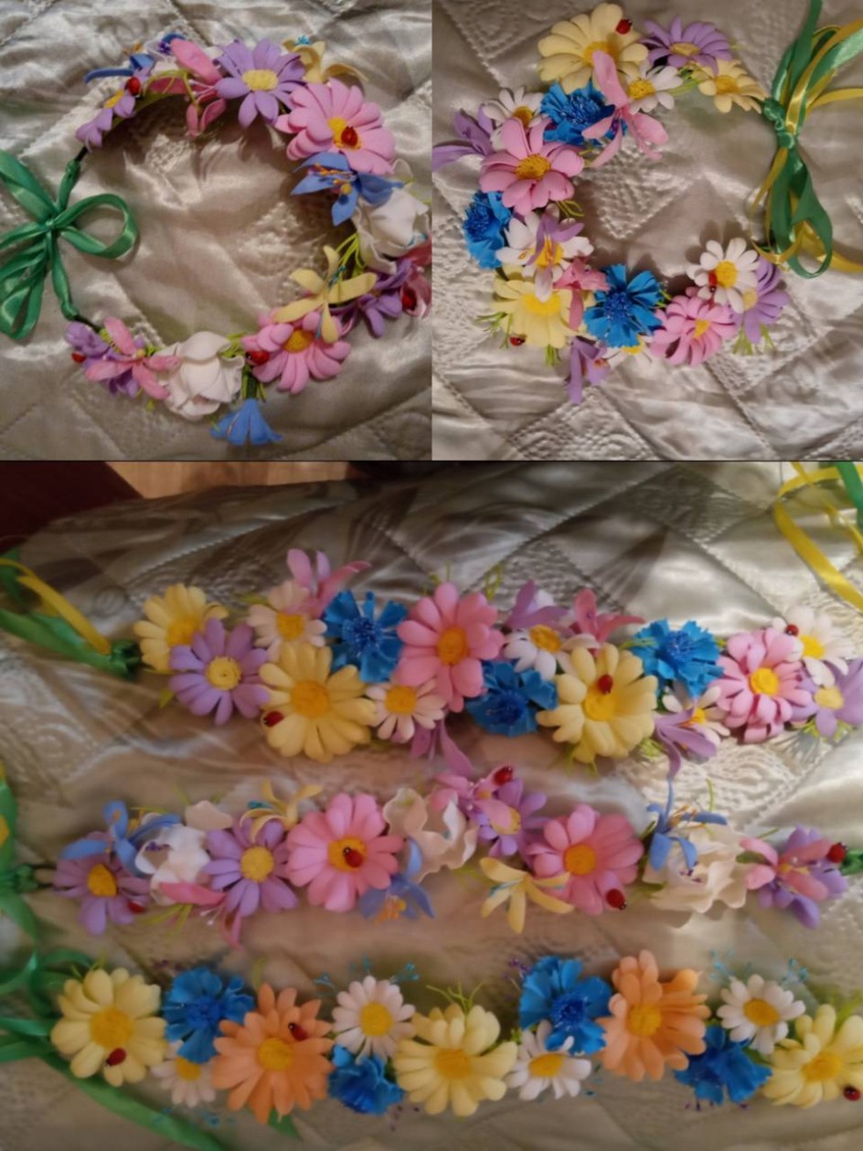 Венки из фоамирана