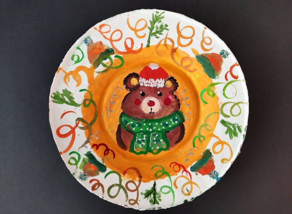 Новогодний мишка