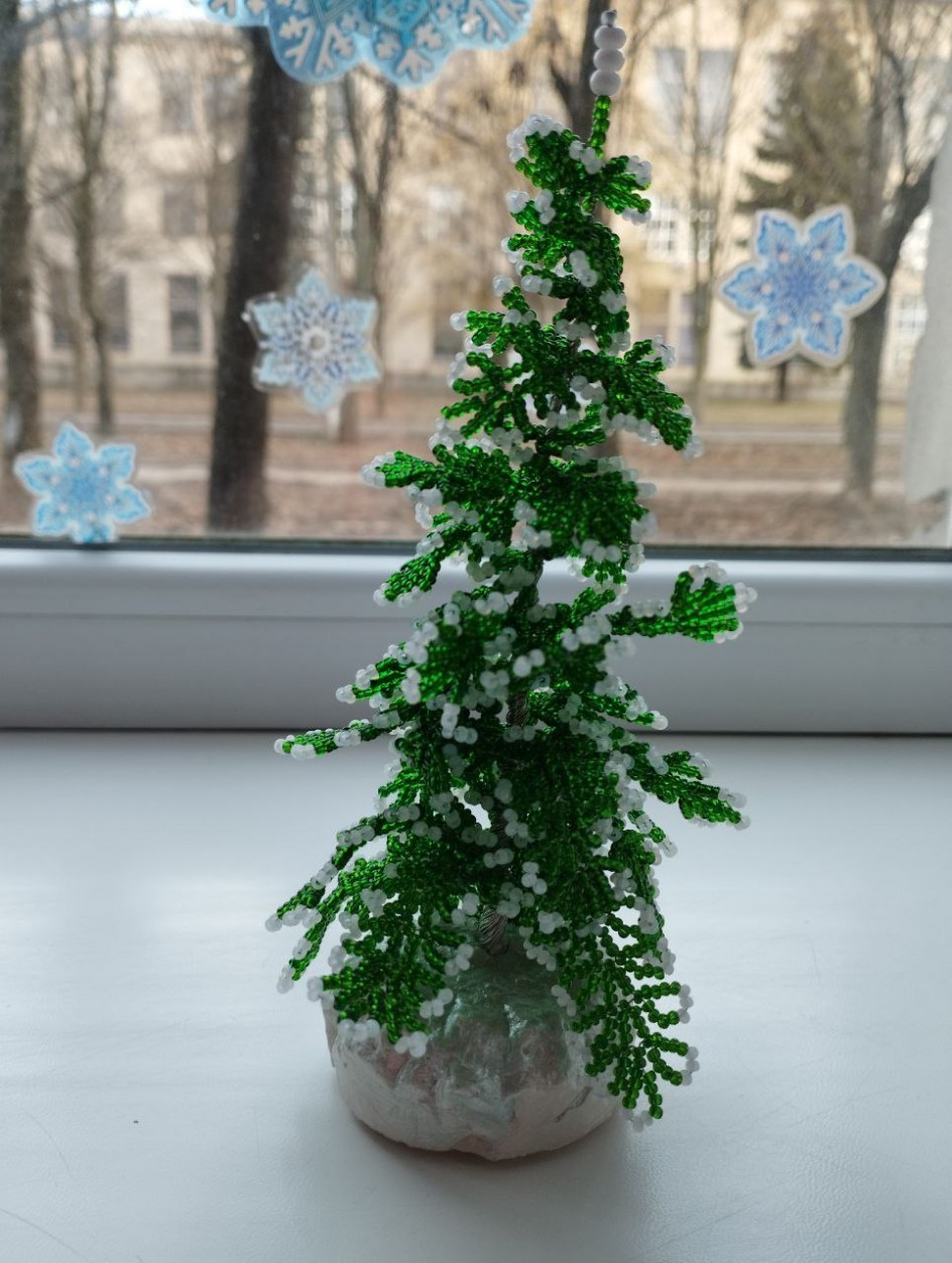 Бисерная зимняя сказка