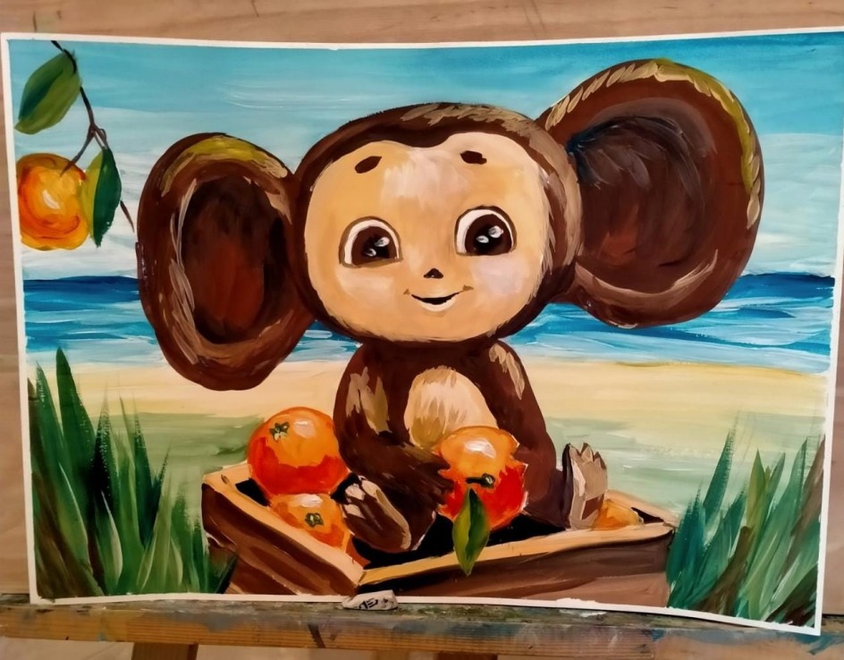 Чебурашка в апельсинах