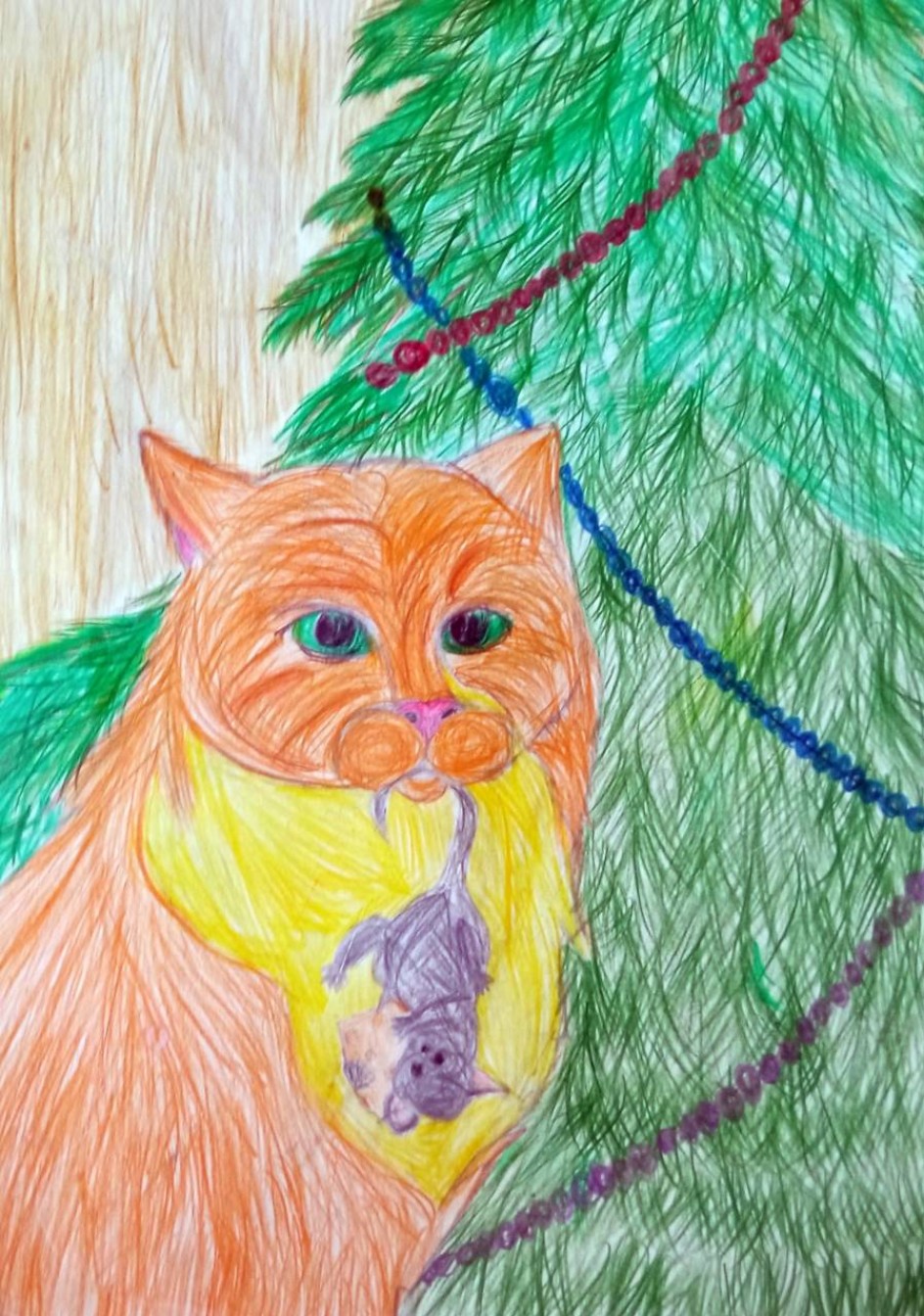 Новогодний кот