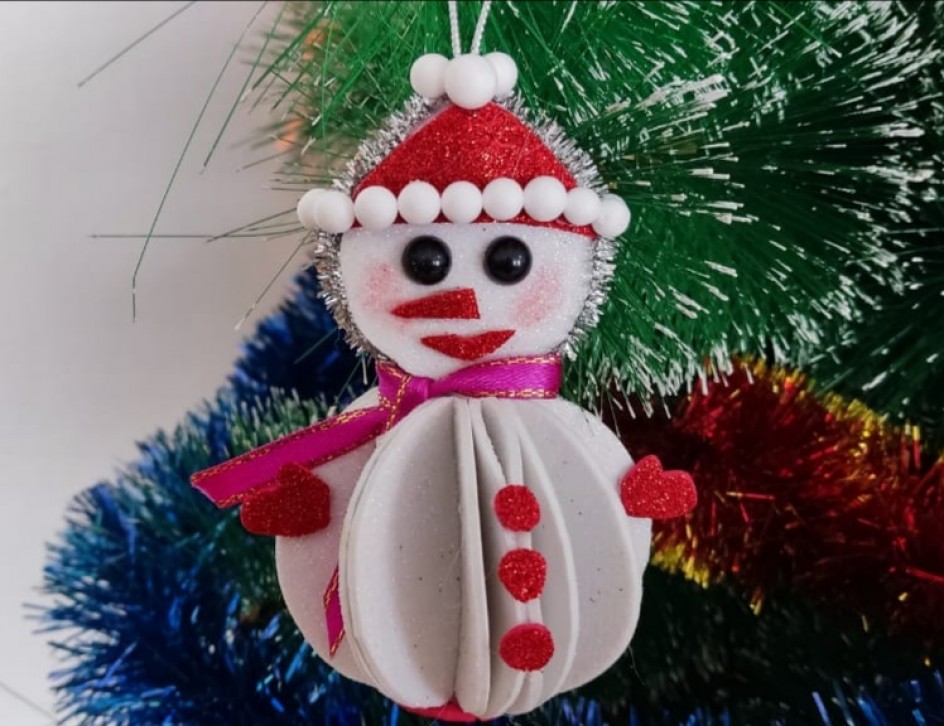 Новогодний снеговик