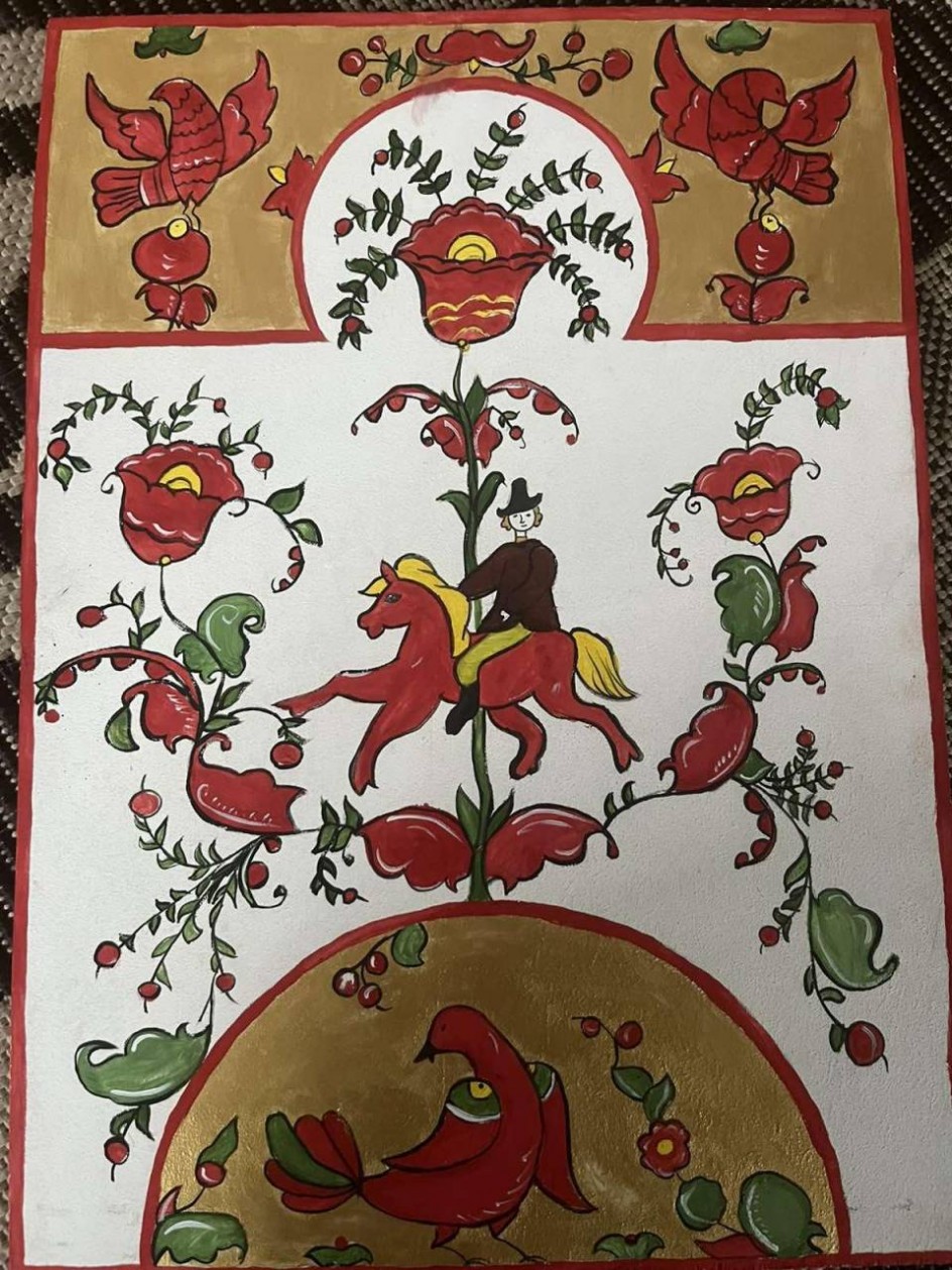 Художественная роспись по дереву