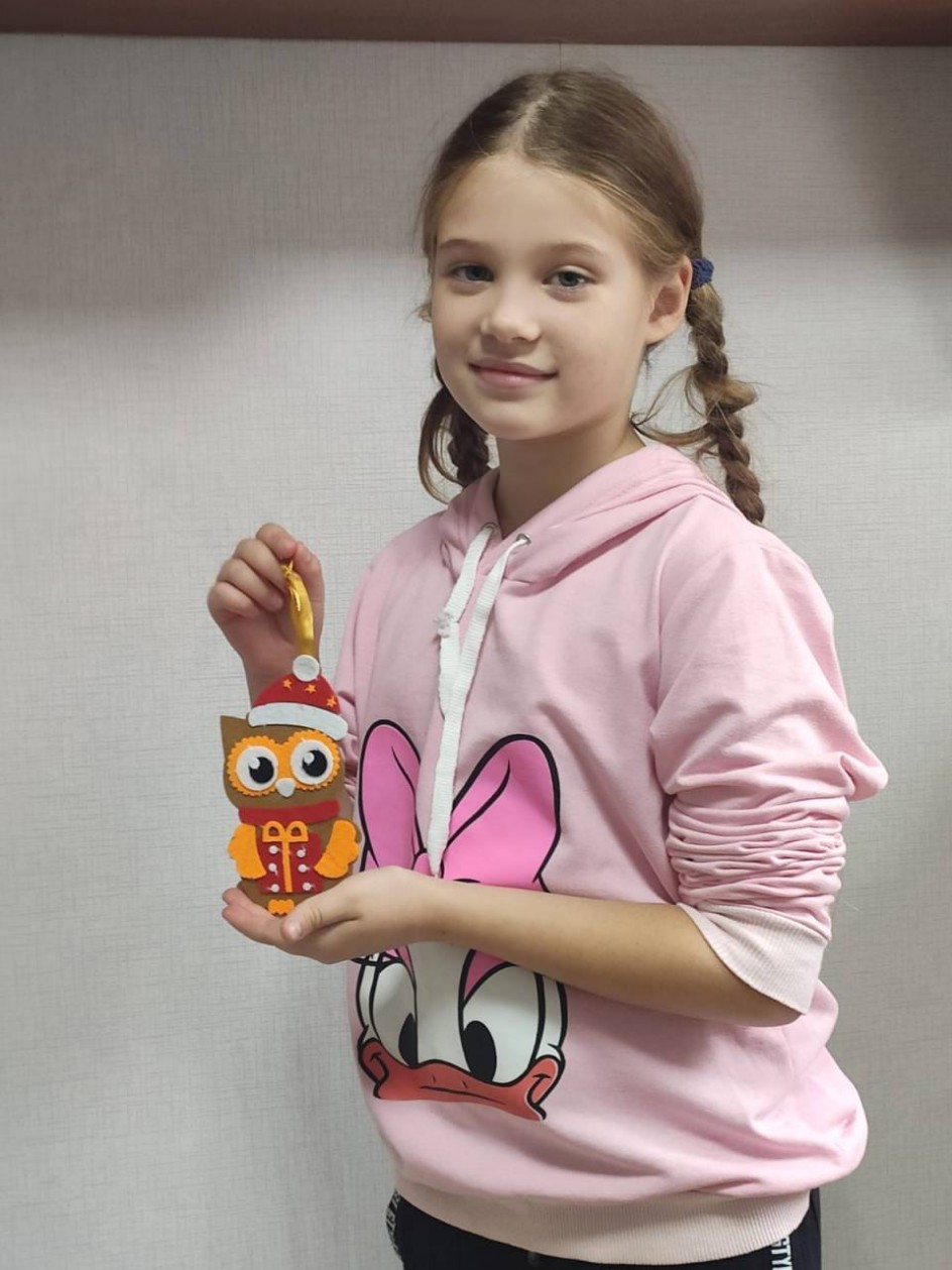 елочная игрушка "Совушка"