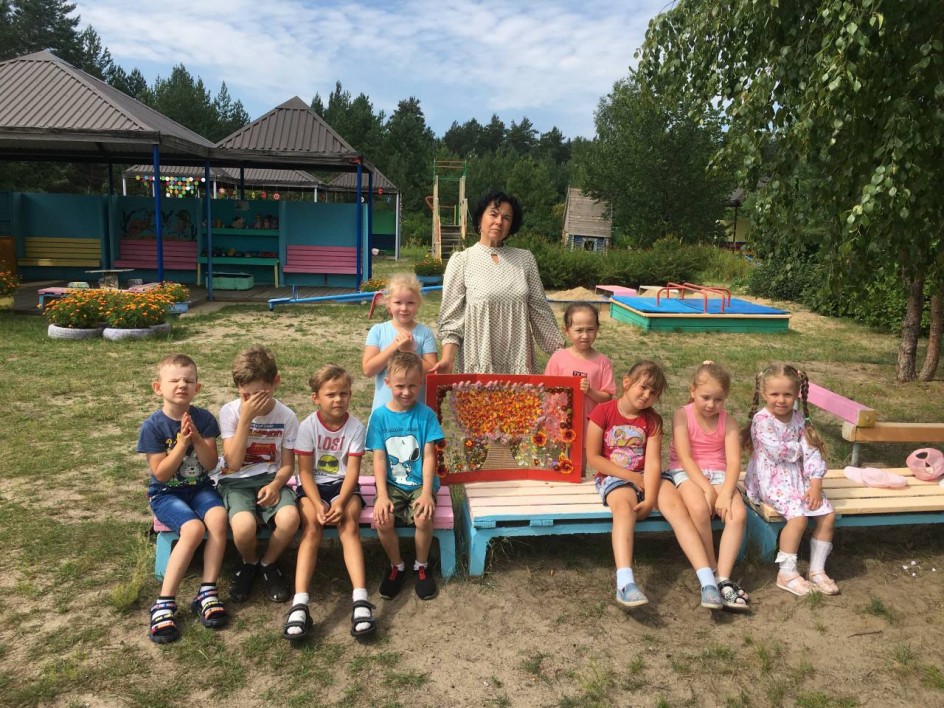 Панно из природных материалов