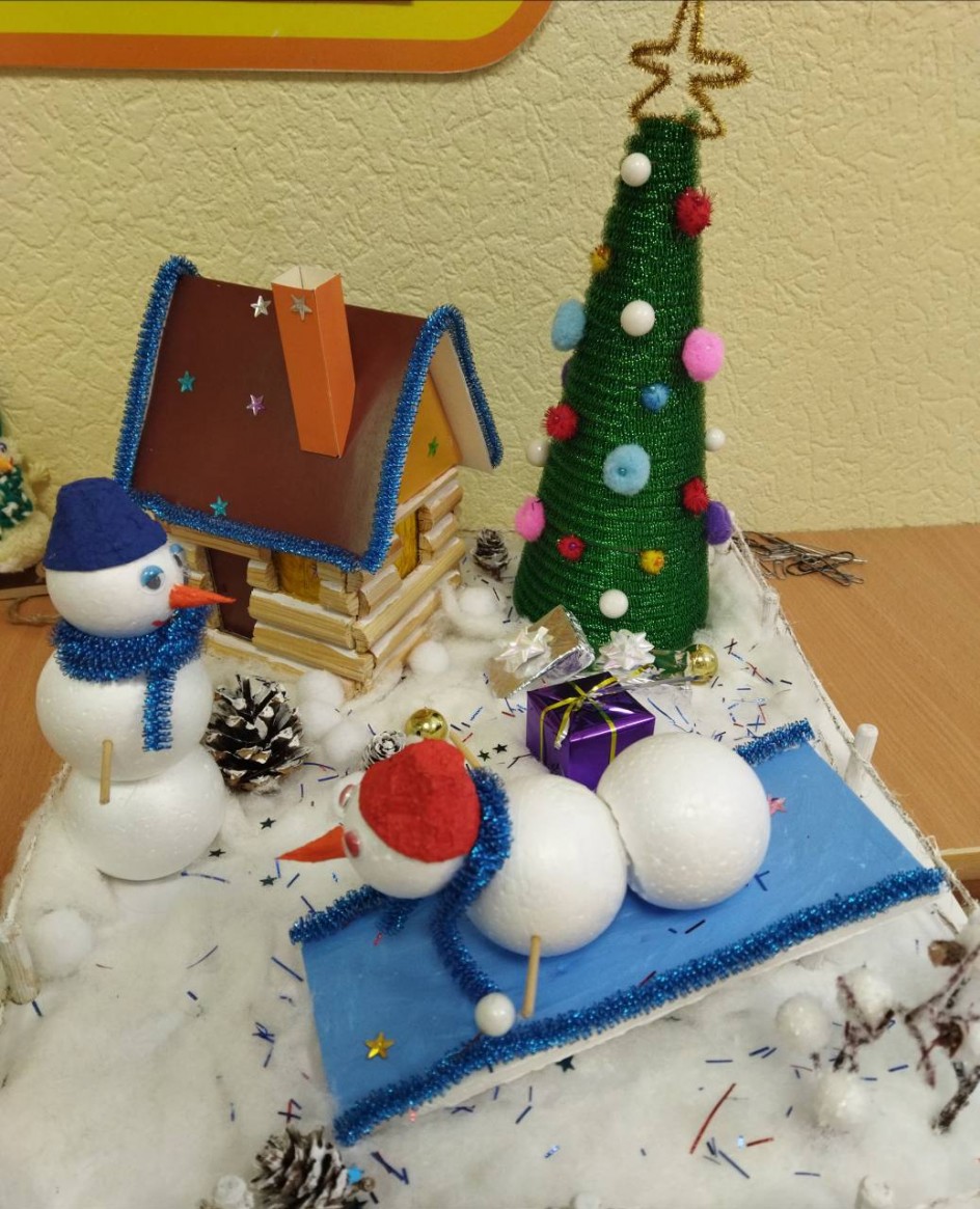 Снеговики на прогулке