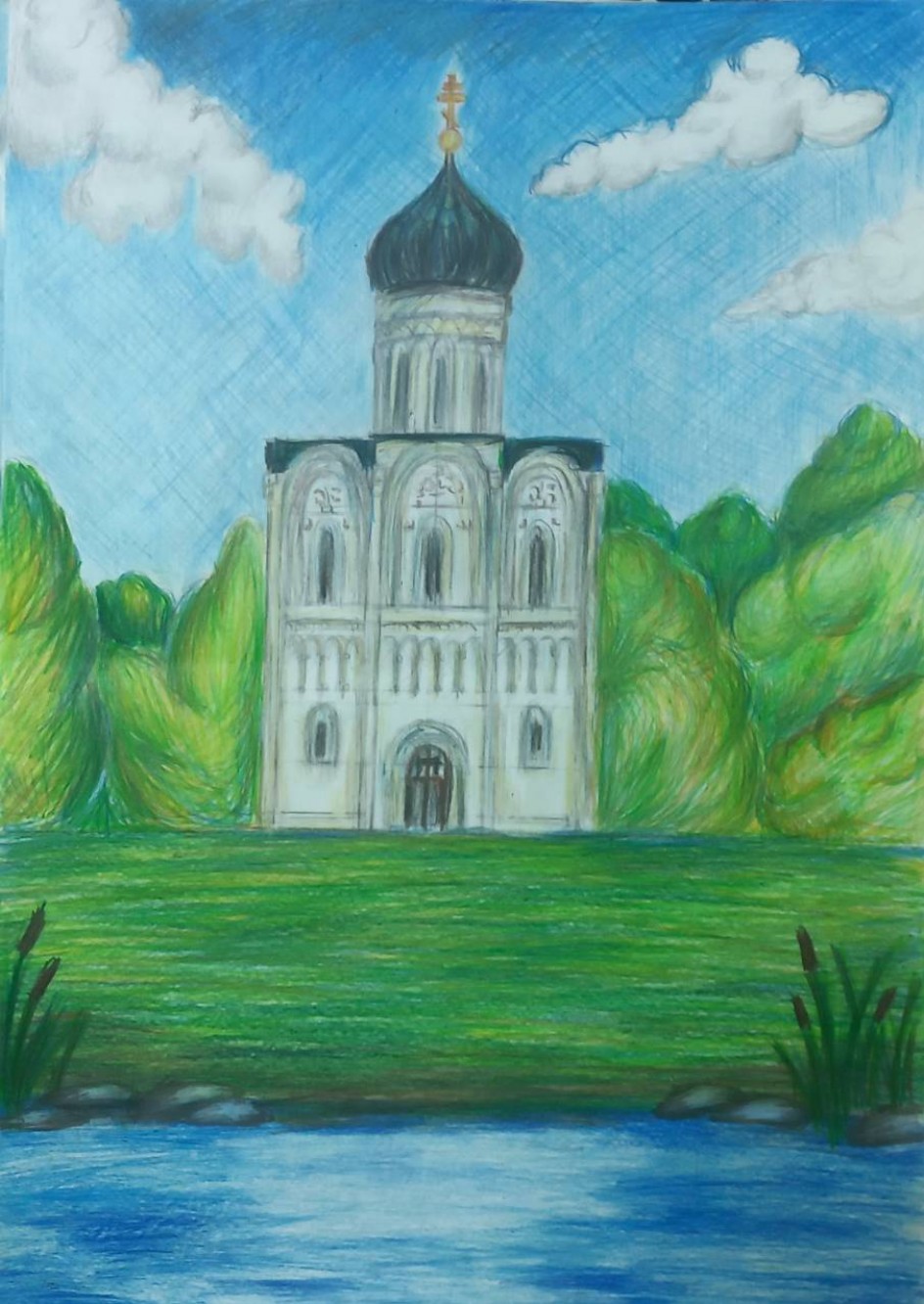Белокаменная церковь