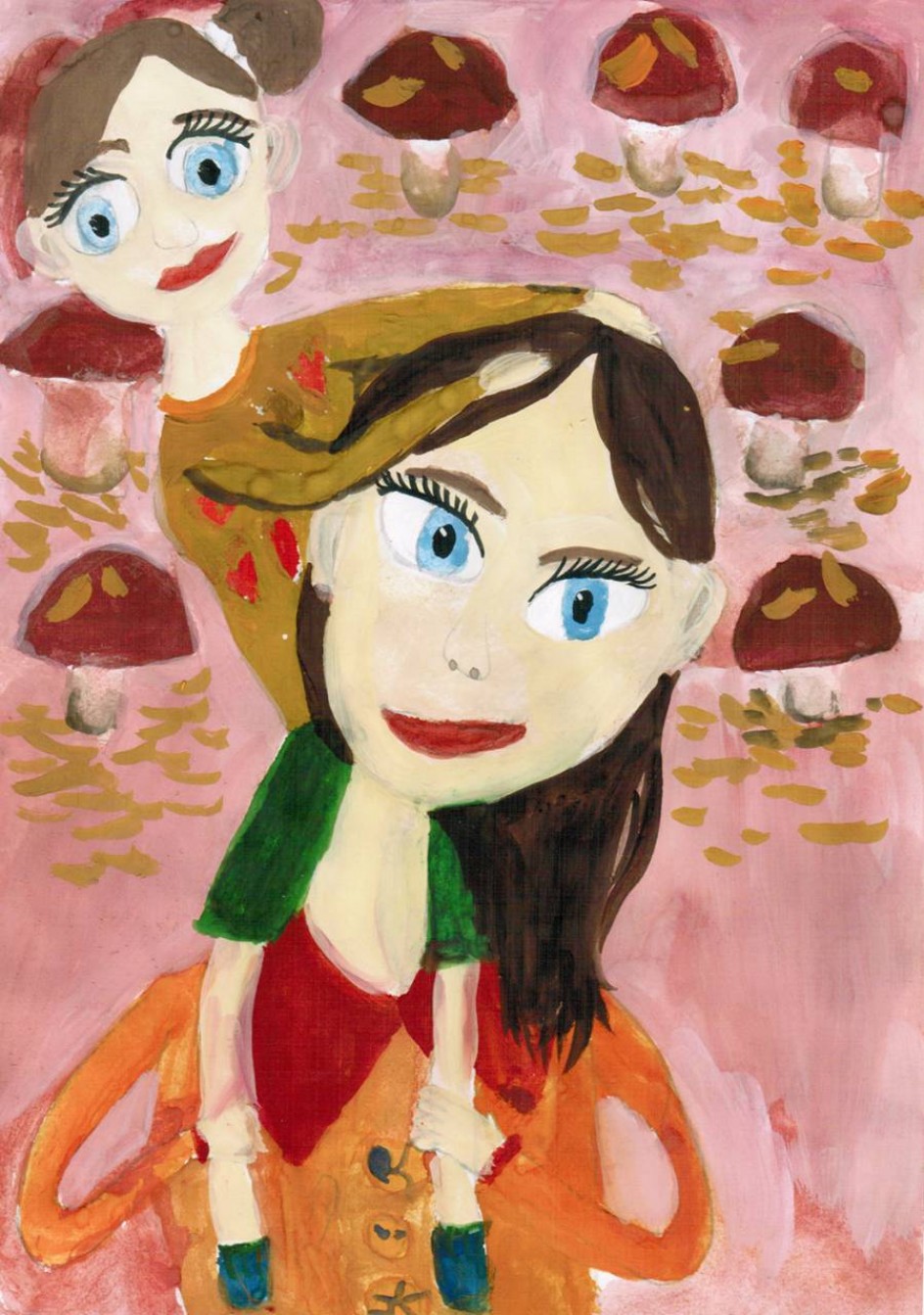 С мамой на прогулке