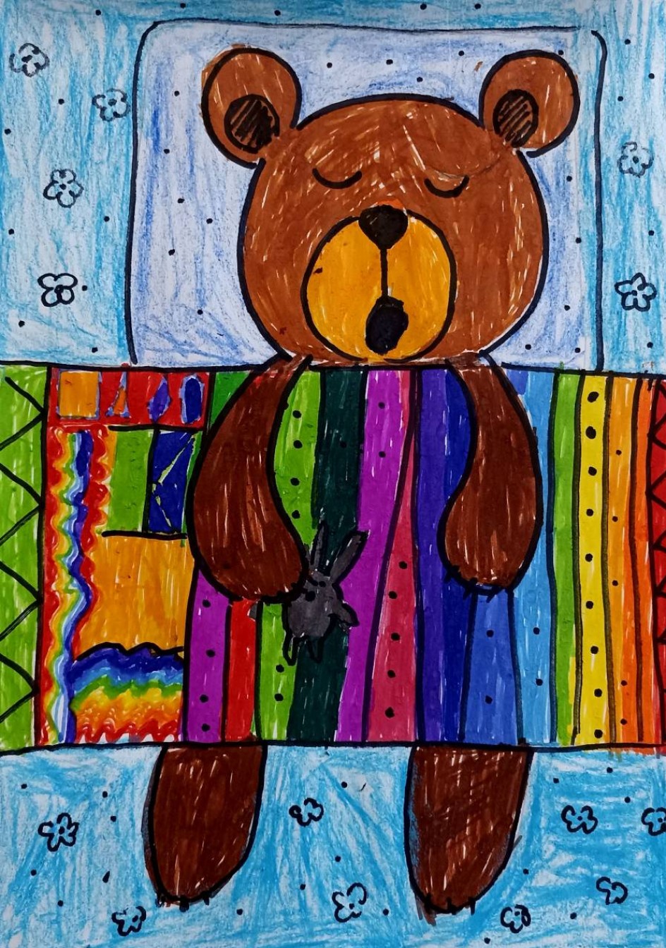 "Зимний сон мишки"