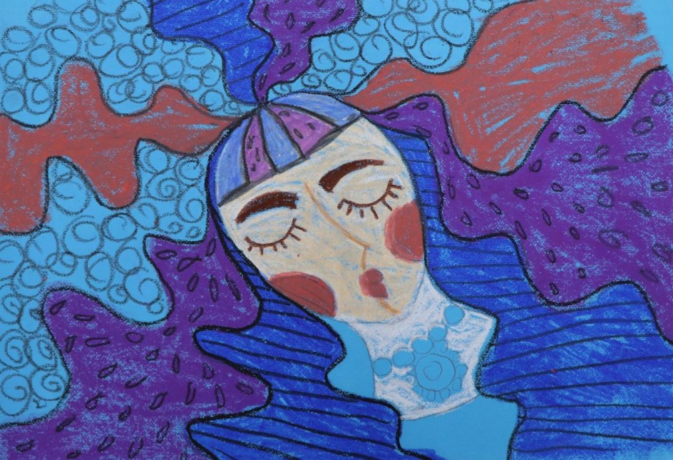 волнистые волосы моей мамы