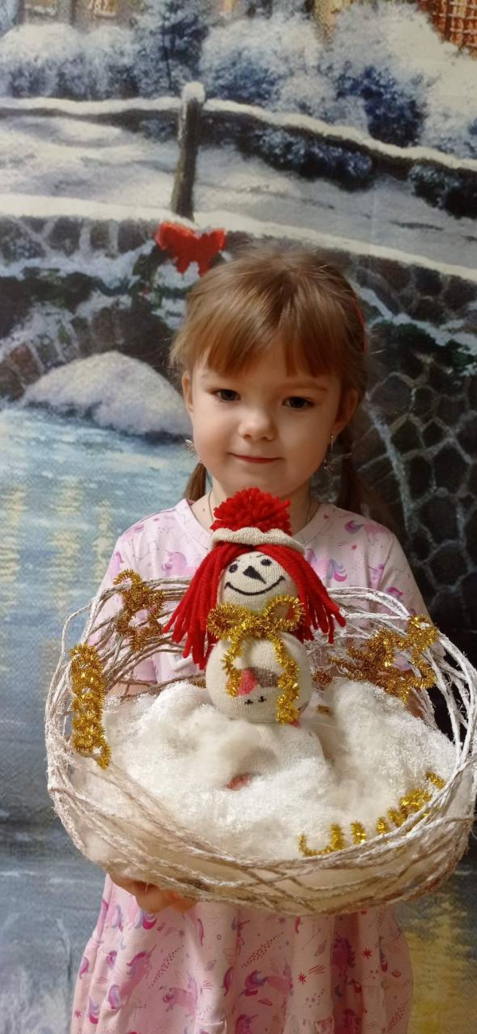 Снеговик спишит поздравить
