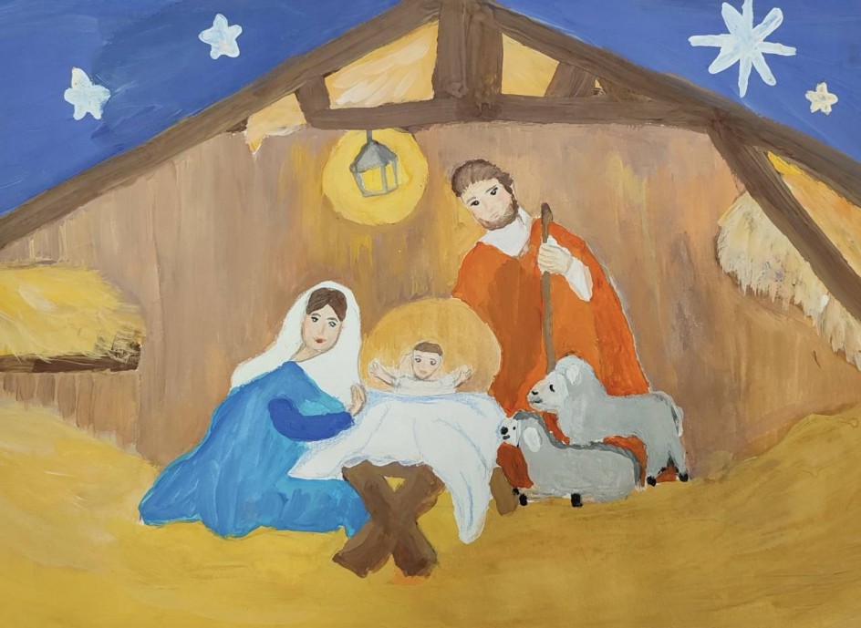 Дева Мария и Иосиф, рождение Иисуса