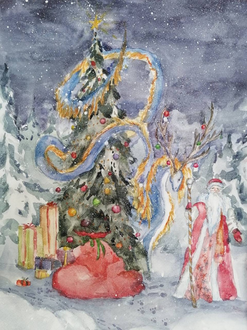 Новогодний пейзаж
