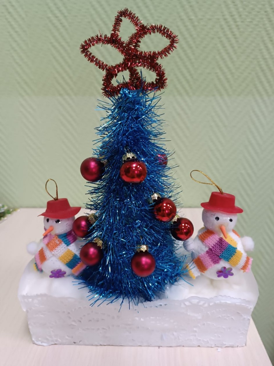Веселые снеговики.