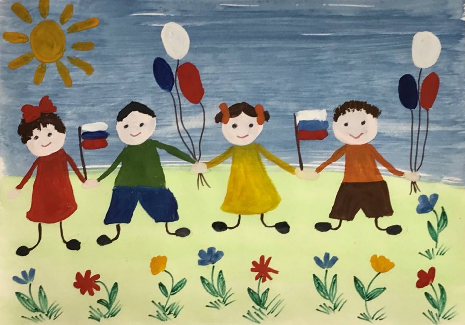 Рисунок ко Дню народного единства «Давайте жить дружно!»