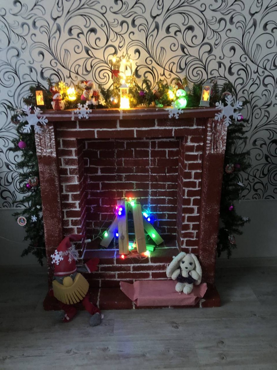 Новогодний камин