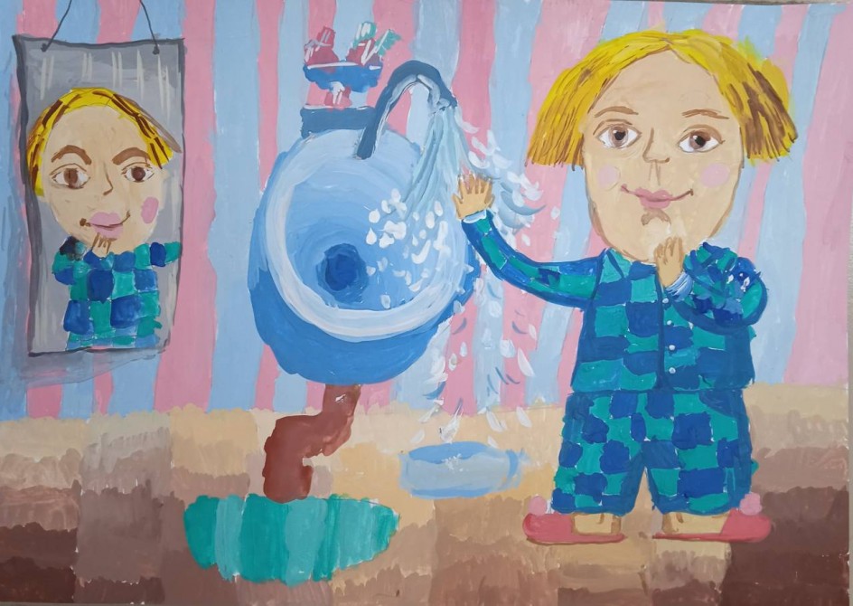 "Водные процедуры Незнайки"