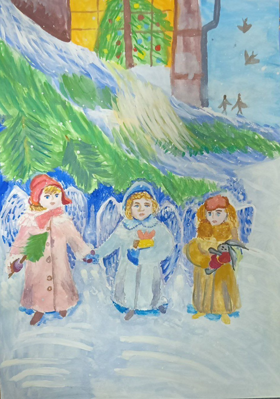 " Рождественские ангелы"