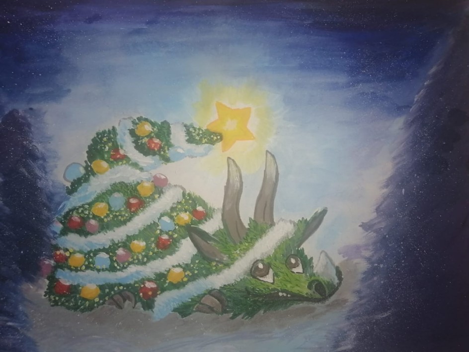 Новогодний дракон