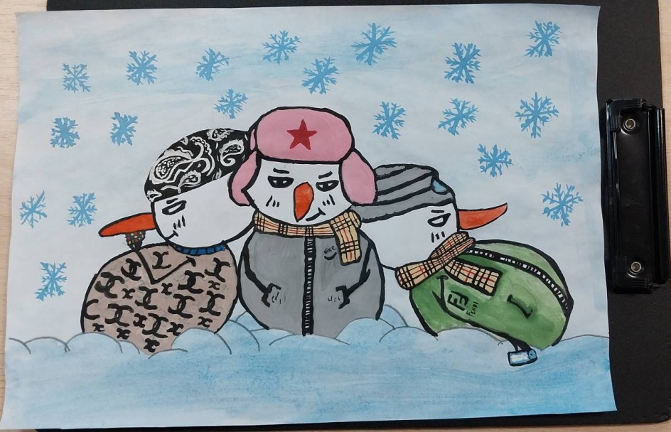 "Модные снеговики"