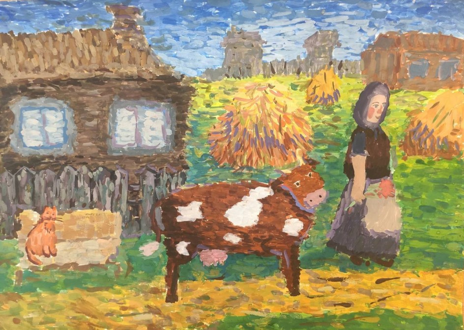 В деревне