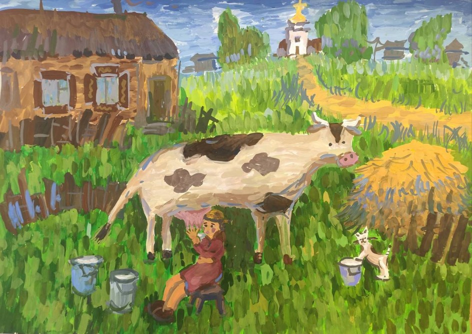Деревенское утро