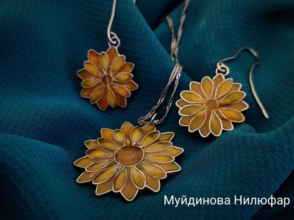 комплект украшений "Подсолнухи"