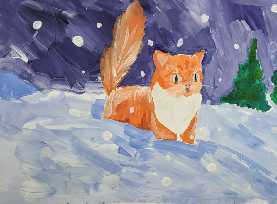 Рыжий кот