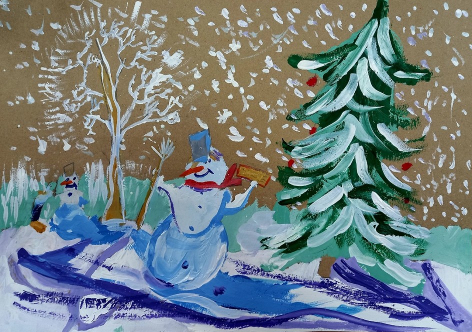 Веселый Снеговик